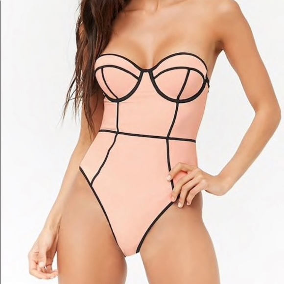 Forever 21 Other - Nude & Black Swimsuit NWT